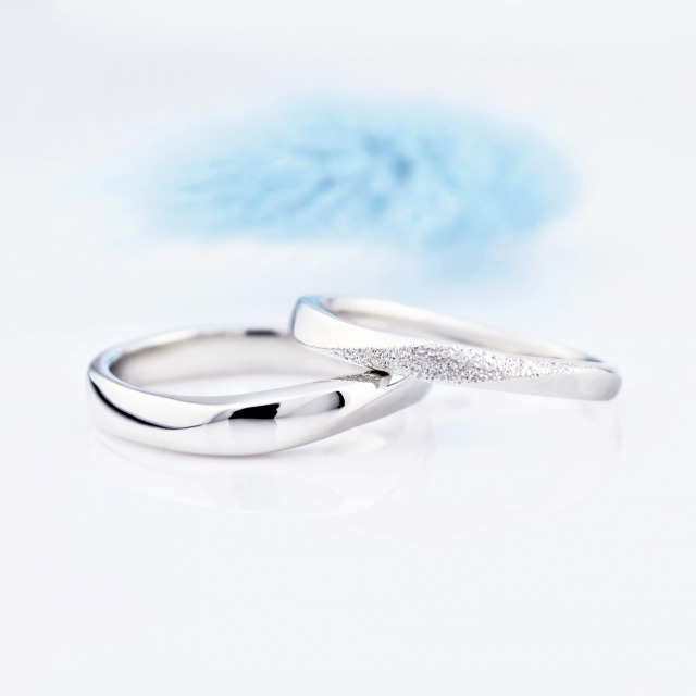 スターダスト加工を施した結婚指輪作品集 - 手作り結婚指輪 長野 松本 